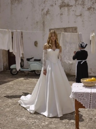 Ricca Sposa OLEANDER (2 PC GOWN | SLEEVES) #0 default Iv thumbnail