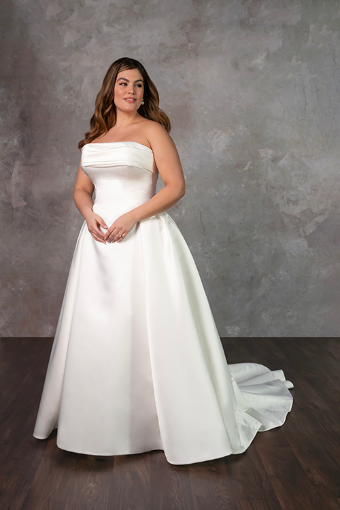 Essense of Australia EVANGELINE (SATIN) #5 Ivory thumbnail