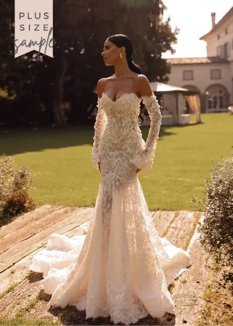 Ricca Sposa OZIAS (GOWN | SLEEVES) #0 default Ivory/Nude thumbnail