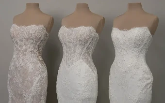 Martina Liana MALORIE (GOWN | CAPE) #9 default Ivory/Ivory thumbnail