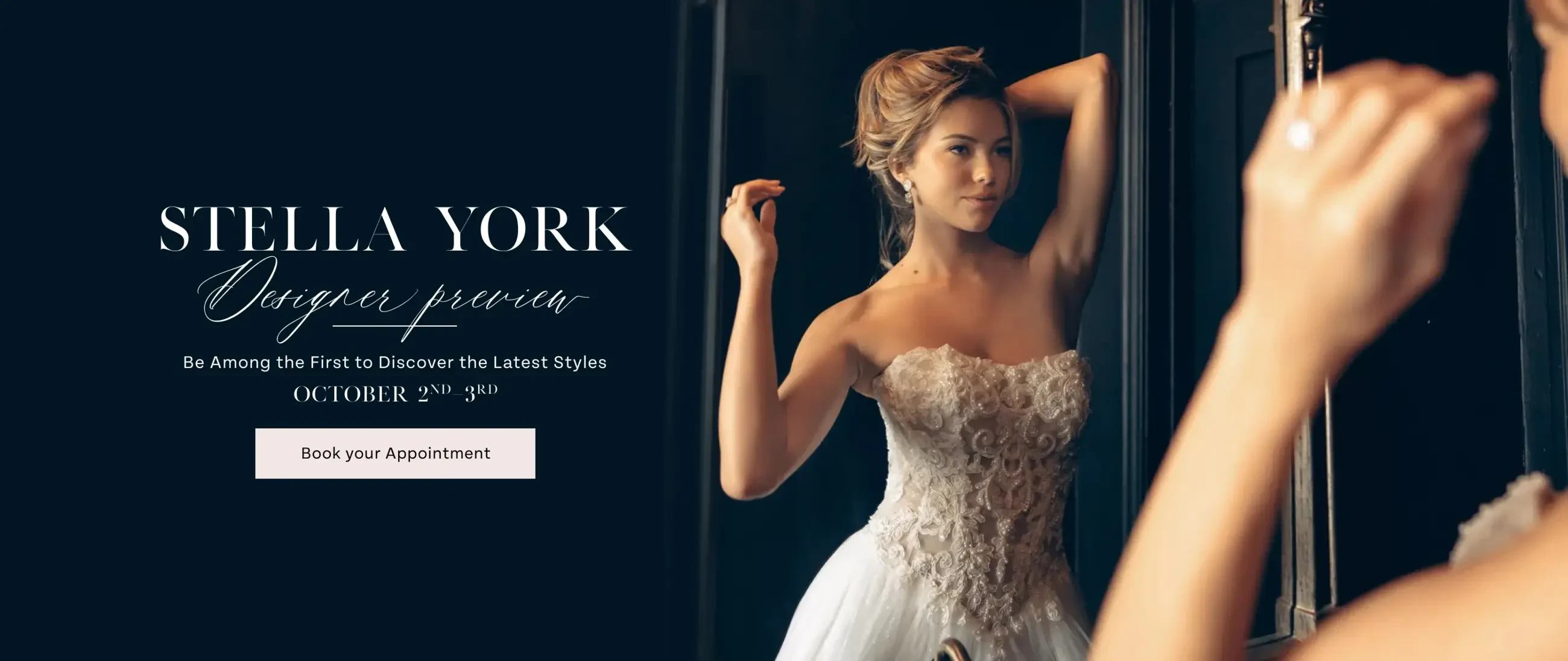 Stella York Designer Preview Desktop Banner