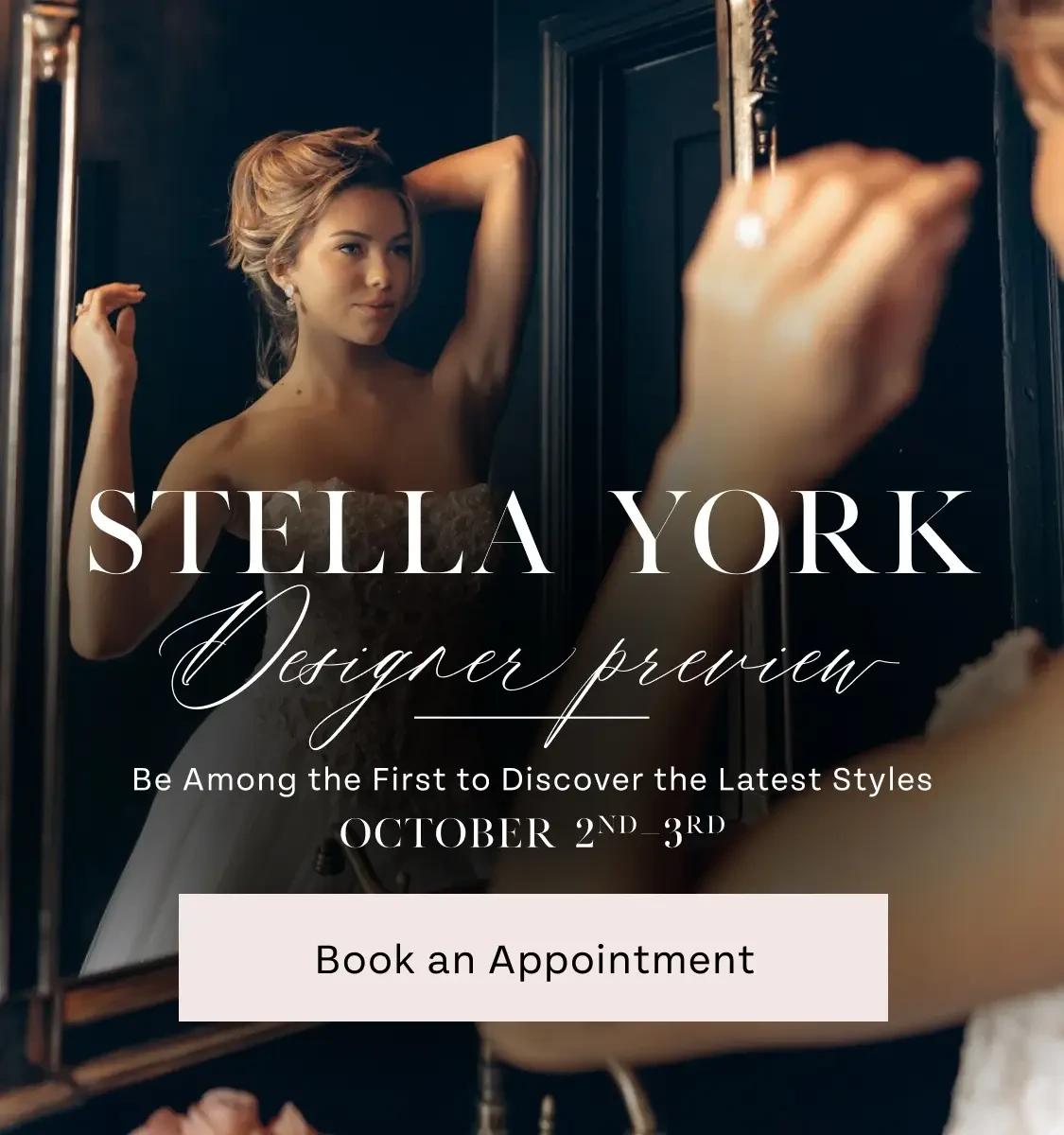 Stella York Designer Preview Mobile Banner